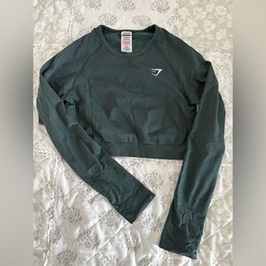 Gymshark Dark Green Long Sleeve Tee